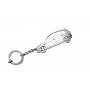 Keychain Ford Fiesta 2002-2008 - (type STEEL)